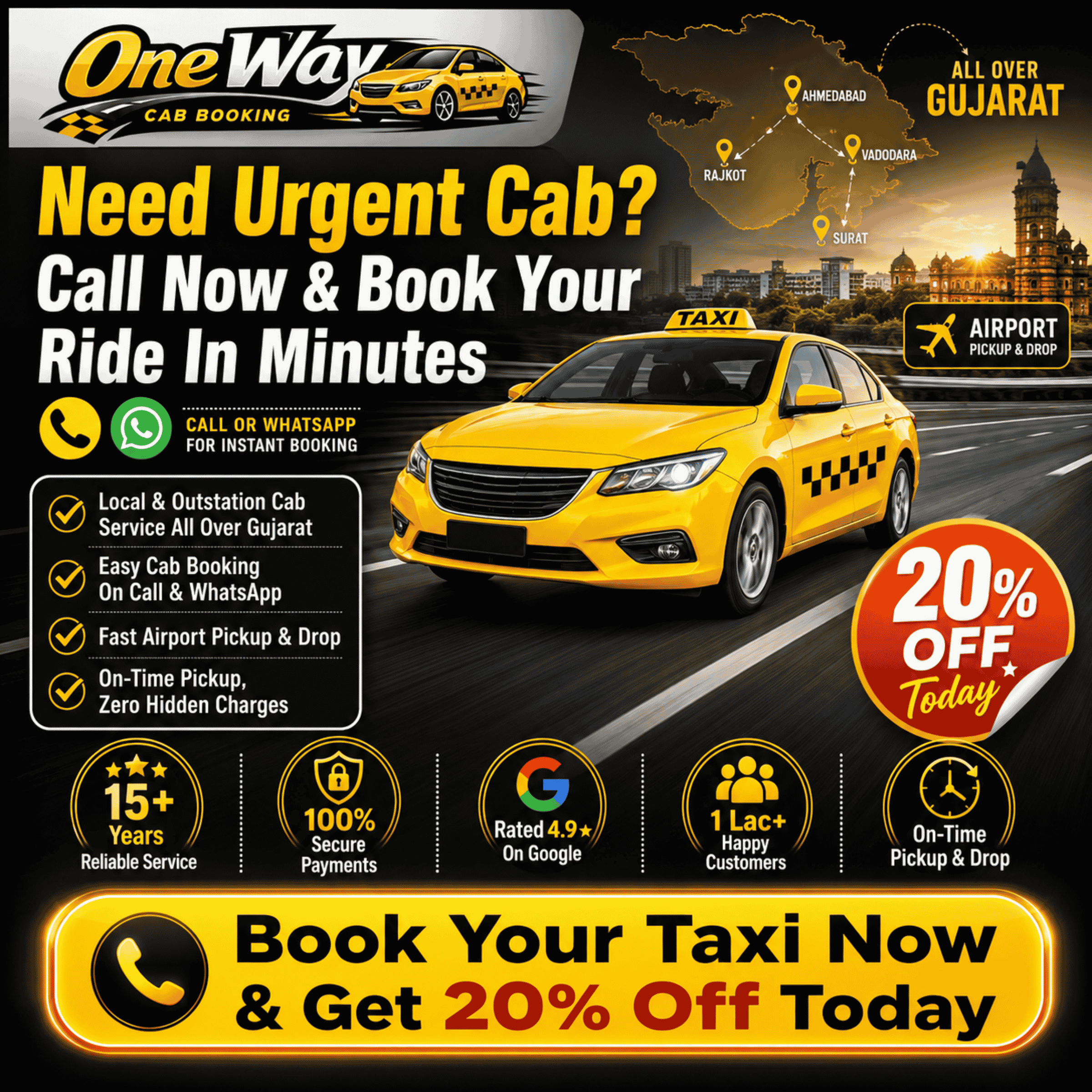 taxi service in rajkot