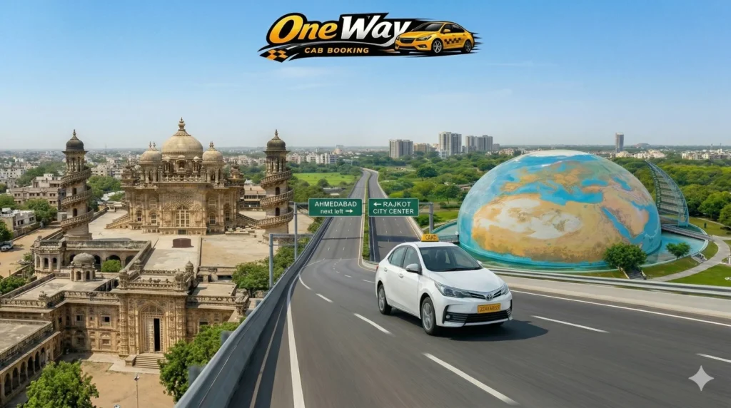 Rajkot to Ahmedabad taxi