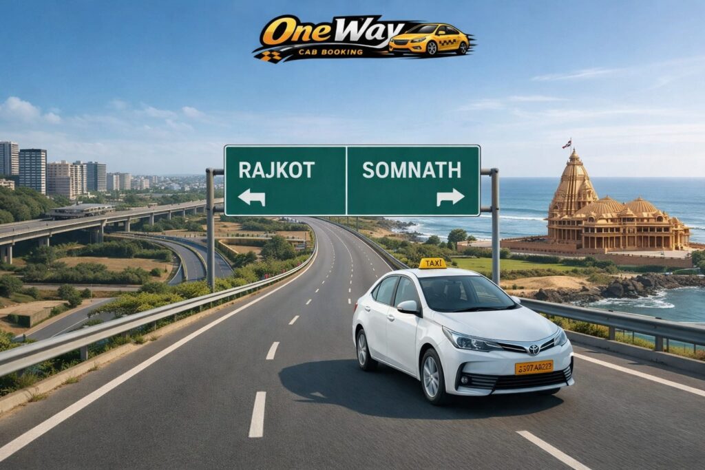 rajkot to somanth taxi