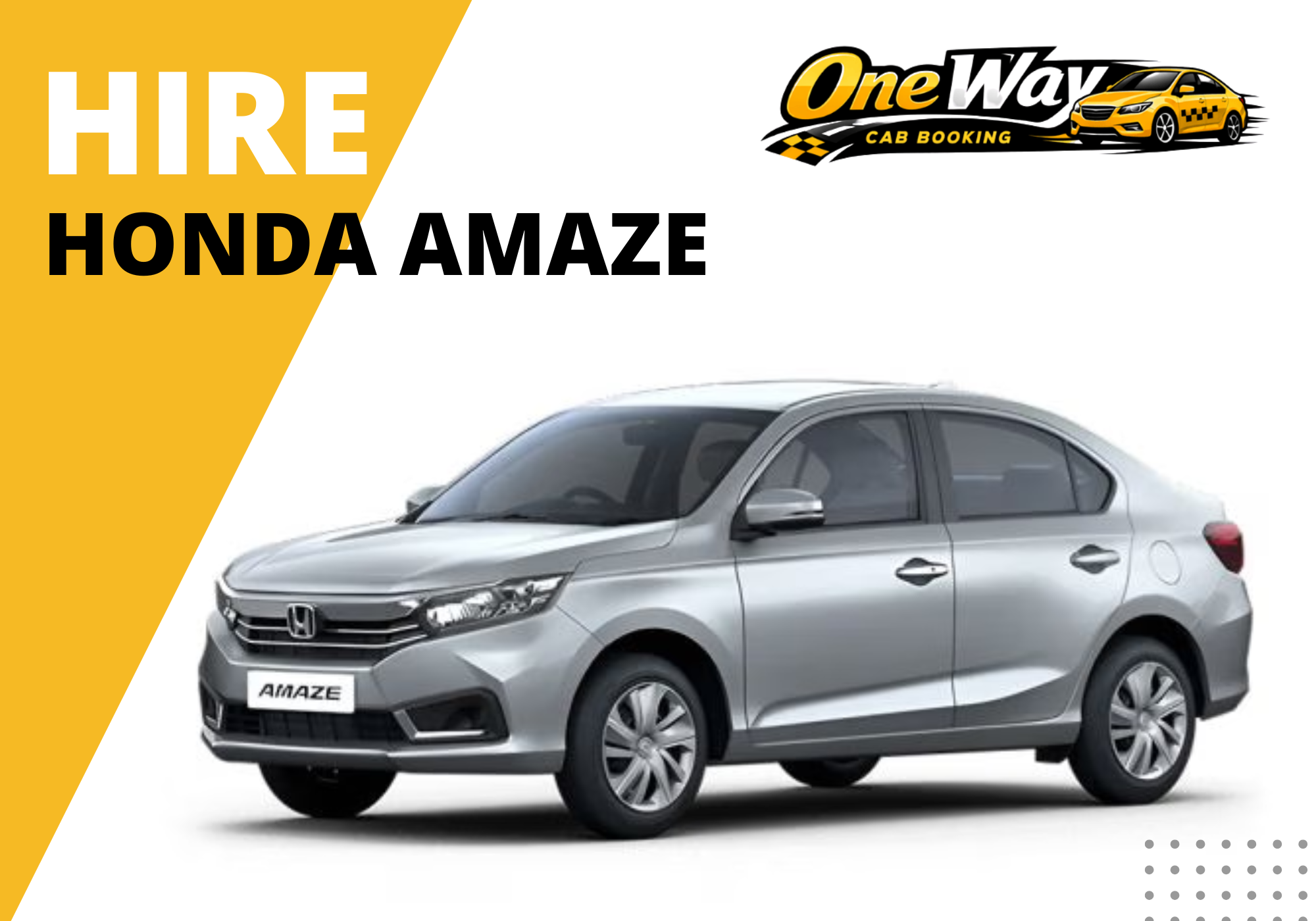 honda amaze taxi rent in rajkot