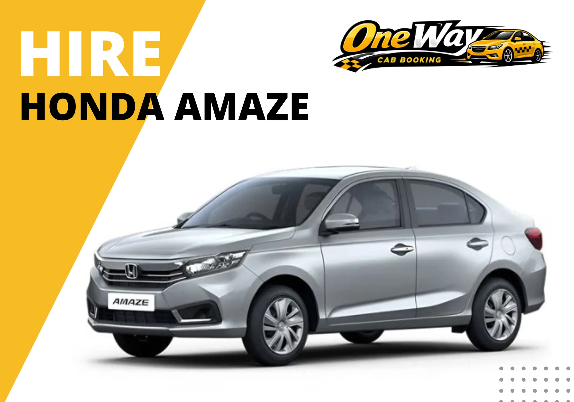 honda amaze taxi rent in rajkot
